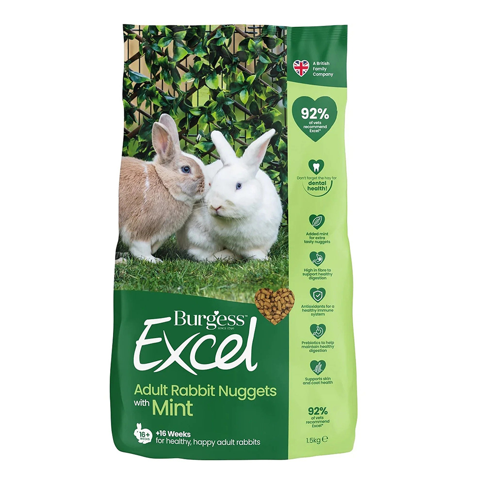 Burgess Excel Rabbit with Mint 1.5kg