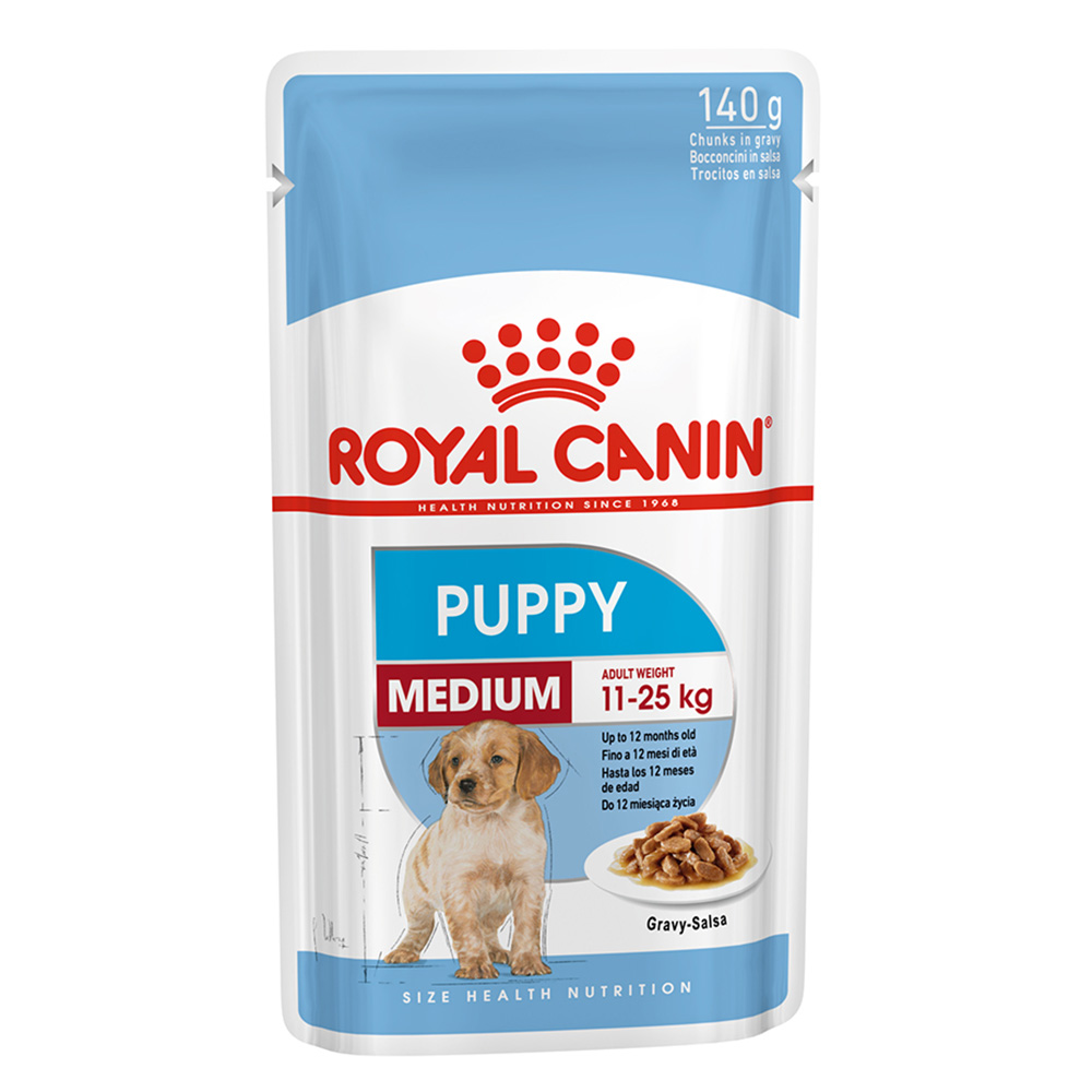 Royal Canin Medium Puppy Chunks In Gravy 140g