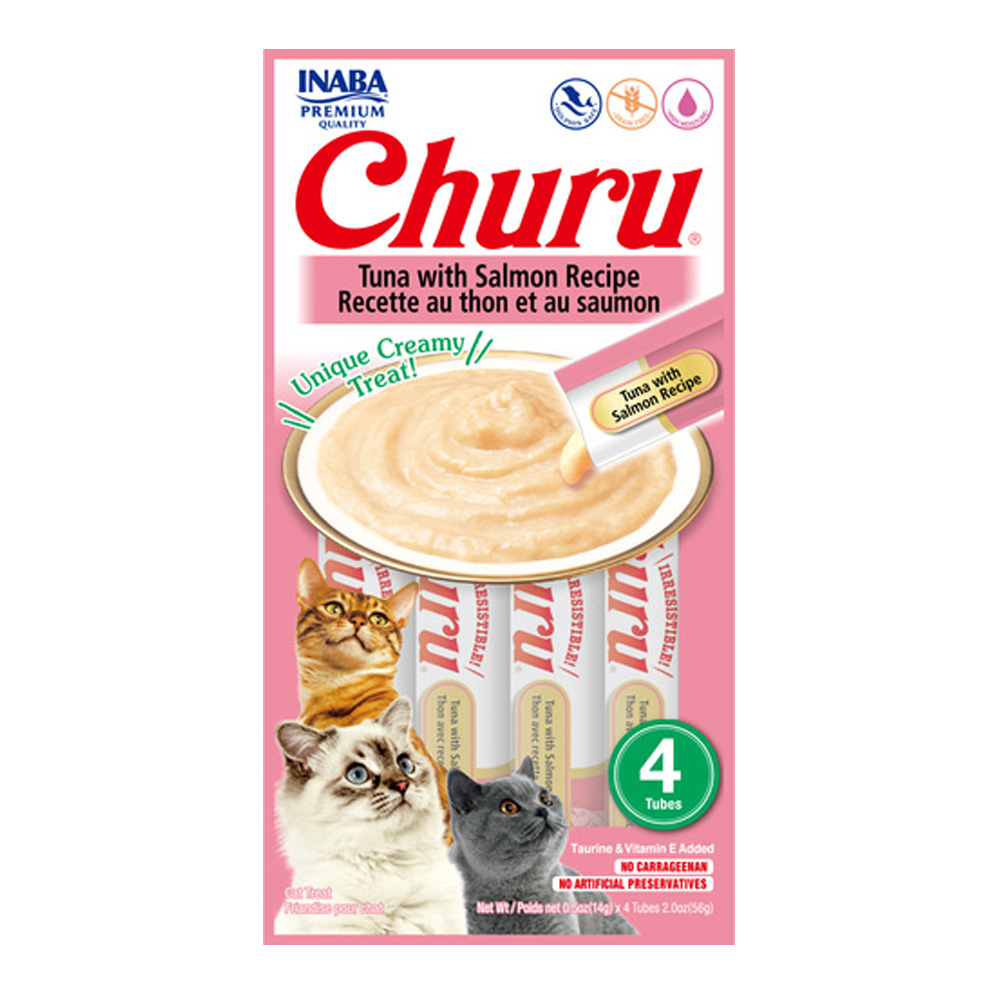 Churu Tuna With Salmon 4 X 14g