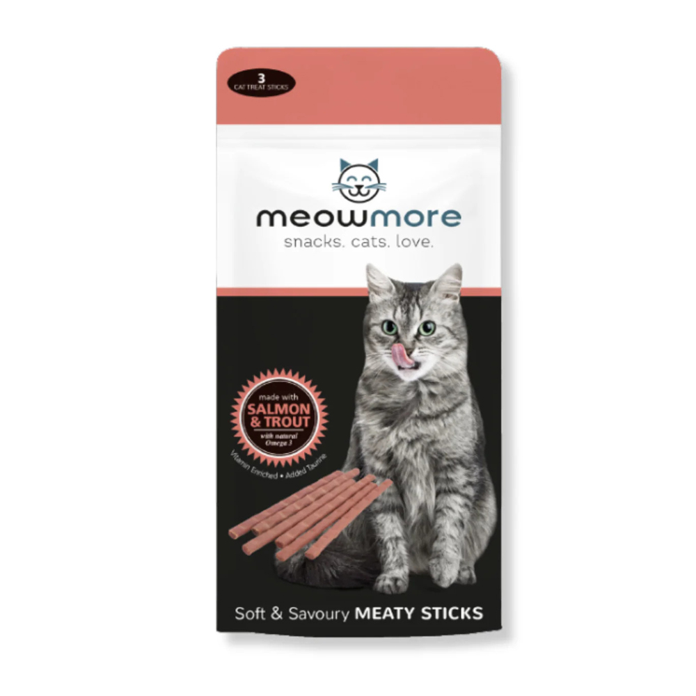 Meowmore Meaty Sticks Salmon And Trout 15g