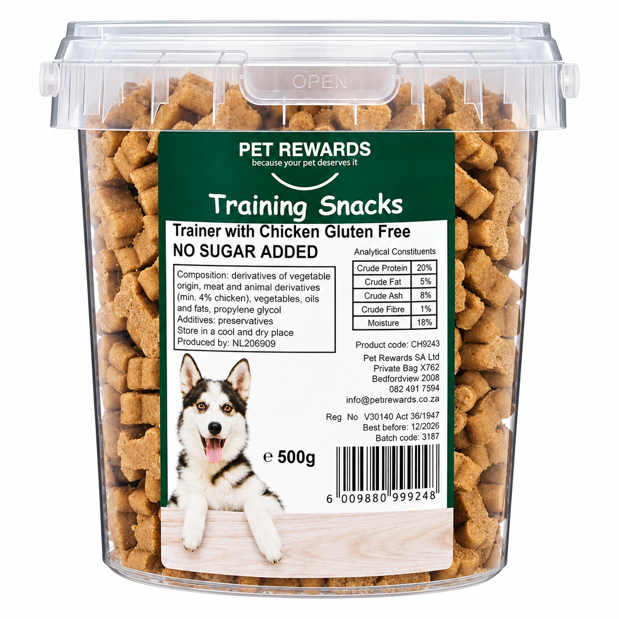 Pet Rewards Gluten Free With Chicken 500g