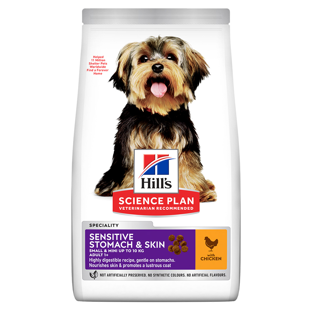 Hills Dog Adult Small/Mini Sensitive Stomach & Skin 1.5kg