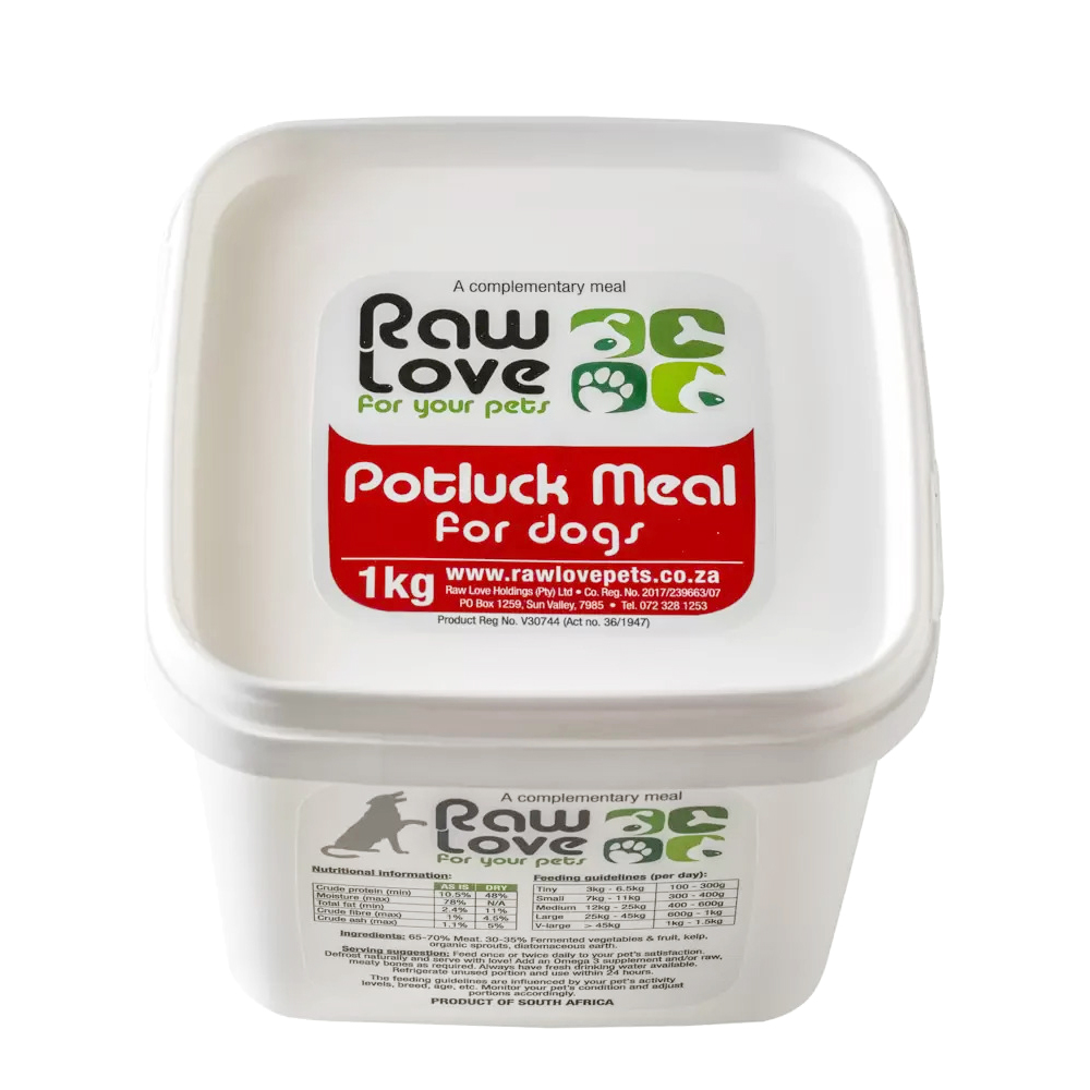 Raw Love For Dogs - Potluck 1kg