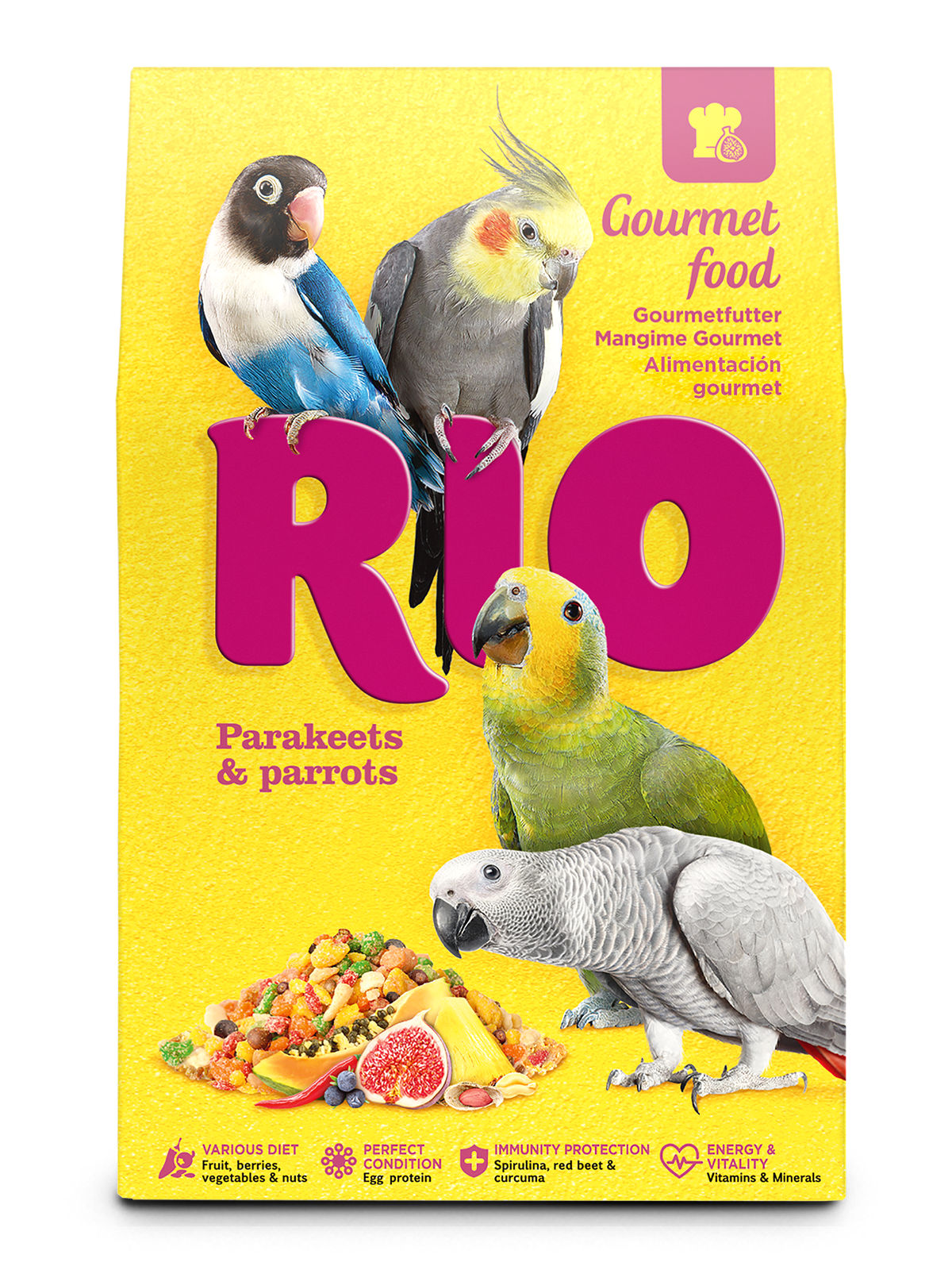 RIO Gourmet Food For Parakeets And Parrots 250g