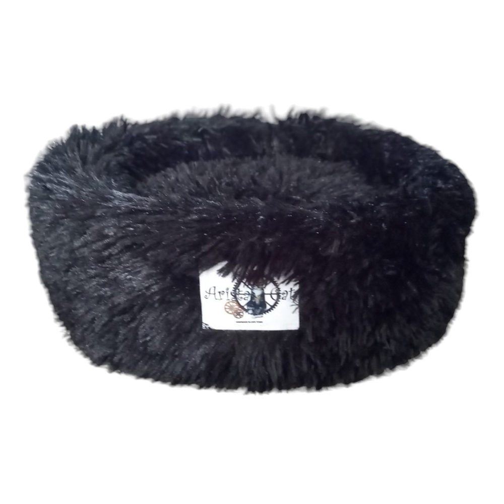 Bespoke Brats Round Bed - Black - Small