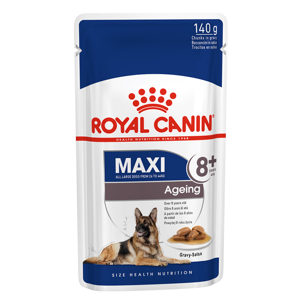 Royal Canin Maxi Ageing Chunks In Gravy 140g