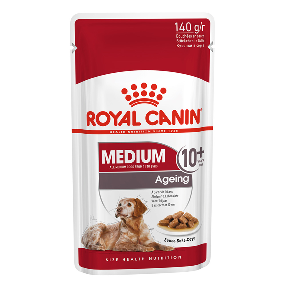 Royal Canin Medium Ageing Chunks In Gravy 140g