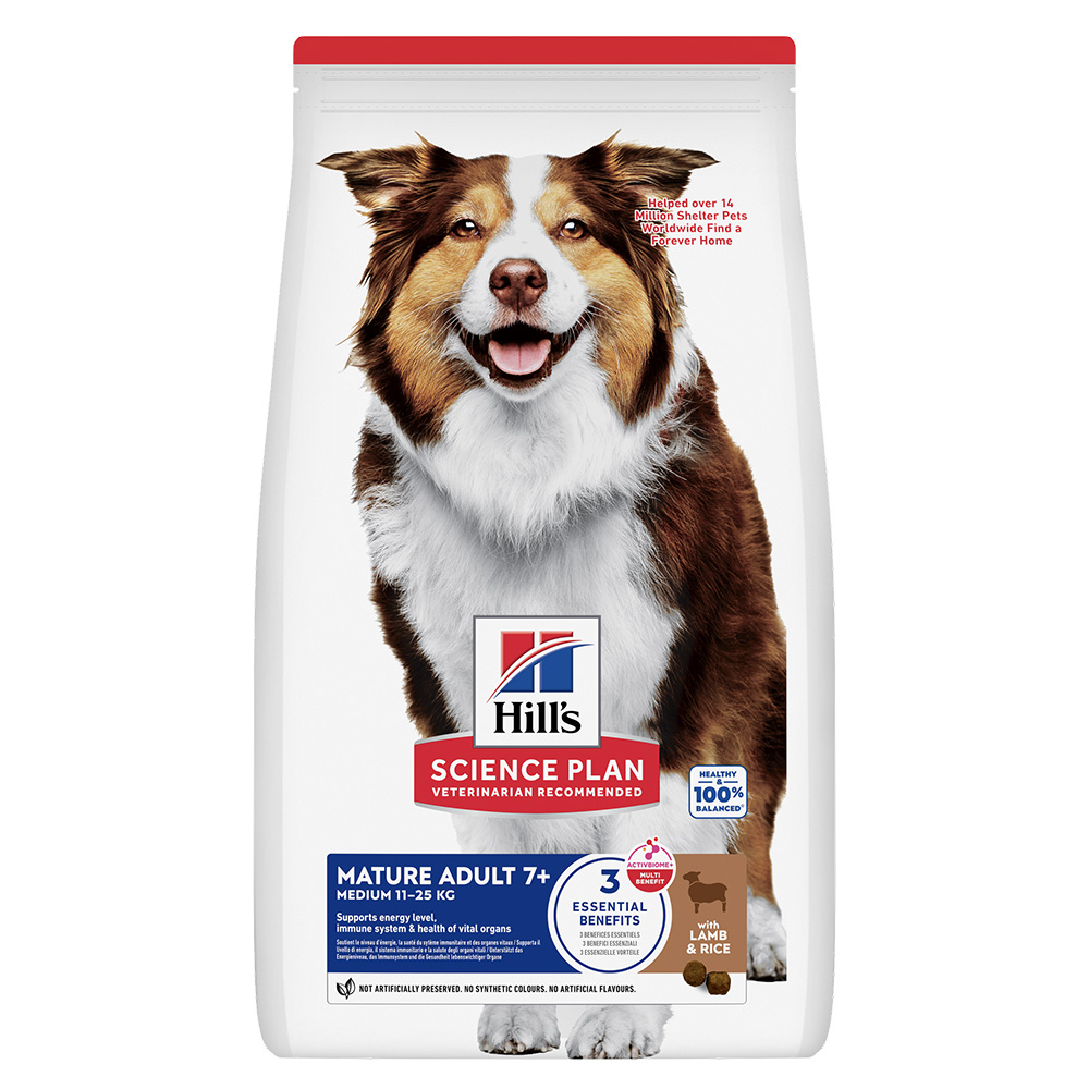 Hills Dog Mature Medium Breed Lamb 12kg