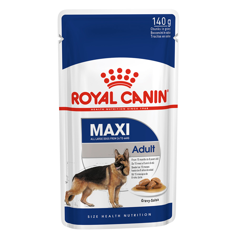 Royal Canin Maxi Adult Chunks In Gravy 140g