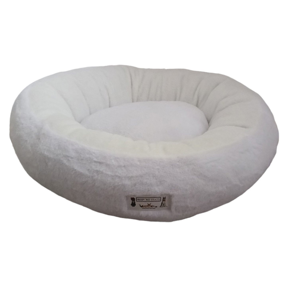 Bespoke Brats Donut Bed - White - Small